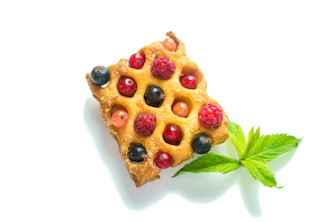 Hashtag Yum += console.log('nom'); Berries on fresh waffles
